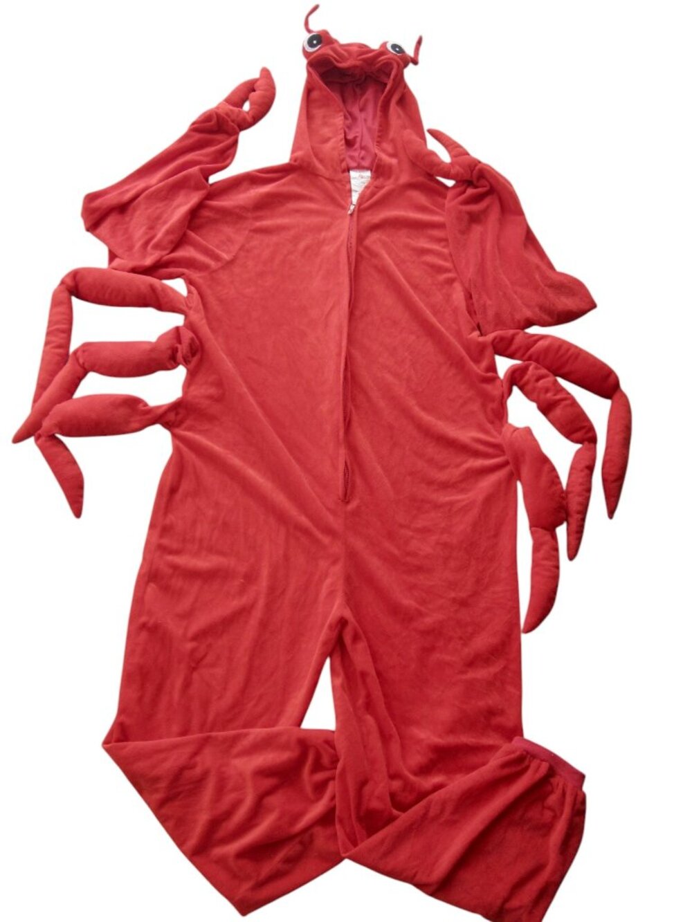 Red Lobster Costume Adult Size L XL Rubies Suit Cosplay HALLOWEEN Sea Creature